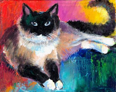 LUKISAN KUCING Paintings of Cats « LUKISAN REPRO / R